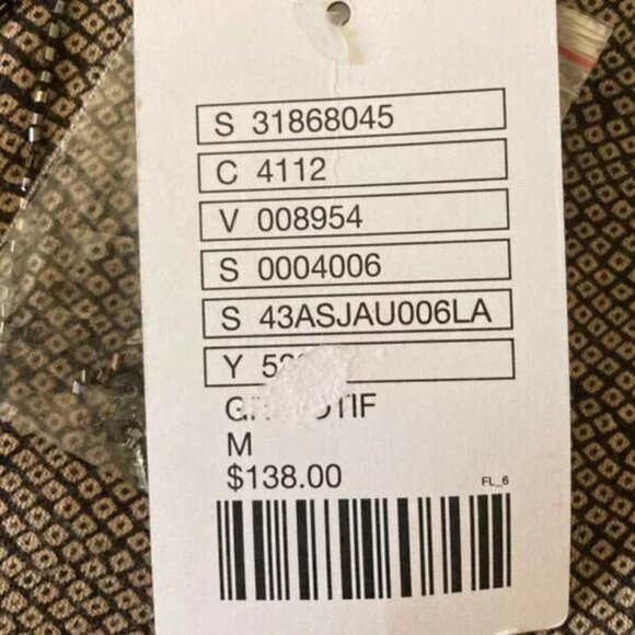 Akemi Kin Anthropologie Suva Swing Brown Orange Ombré Ruffles Cotton Tank Top M - Picture 9 of 11